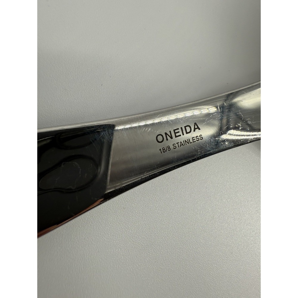 Oneida 18/8 Stainless Steel Slotted Spatula Turner 10 Inch Kitchen Utensil - Picture 3 of 10